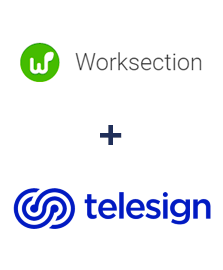 Integração de Worksection e Telesign