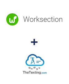 Integração de Worksection e TheTexting