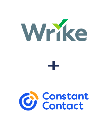 Integração de Wrike e Constant Contact