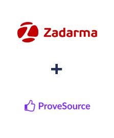 Integração de Zadarma e ProveSource