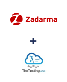 Integração de Zadarma e TheTexting