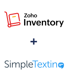 Integração de ZOHO Inventory e SimpleTexting