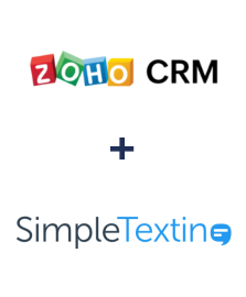 Integração de ZOHO CRM e SimpleTexting