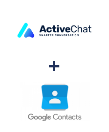 Интеграция ActiveChat и Google Contacts