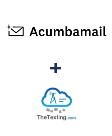 Интеграция Acumbamail и TheTexting