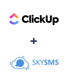 Интеграция ClickUp и SkySMS