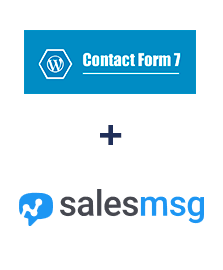 Интеграция Contact Form 7 и Salesmsg