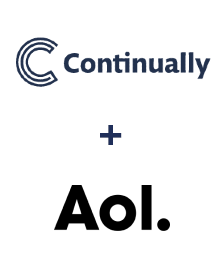 Интеграция Continually и AOL