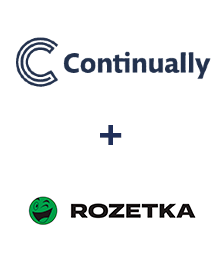Интеграция Continually и Rozetka