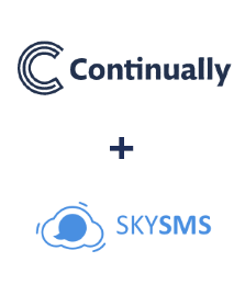 Интеграция Continually и SkySMS