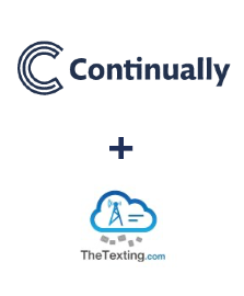 Интеграция Continually и TheTexting