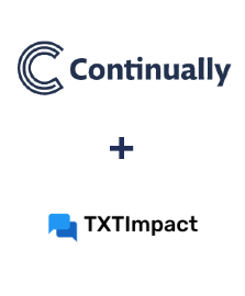 Интеграция Continually и TXTImpact