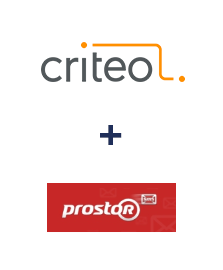 Интеграция Criteo и Prostor SMS
