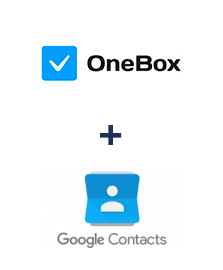 Интеграция OneBox и Google Contacts