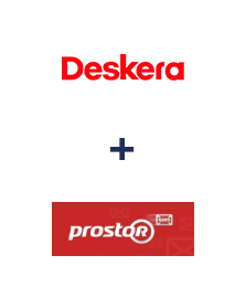 Интеграция Deskera CRM и Prostor SMS