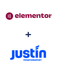 Интеграция Elementor и Justin