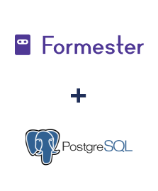 Интеграция Formester и PostgreSQL