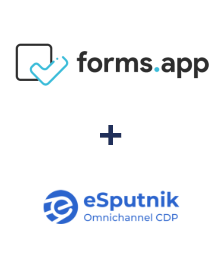 Интеграция forms.app и eSputnik