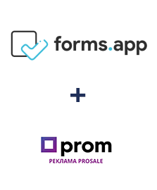 Интеграция forms.app и Prom