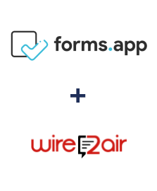 Интеграция forms.app и Wire2Air