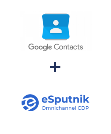 Интеграция Google Contacts и eSputnik