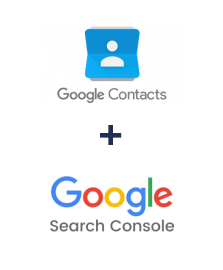 Интеграция Google Contacts и Google Search Console