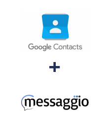 Интеграция Google Contacts и Messaggio