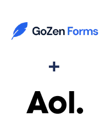 Интеграция GoZen Forms и AOL