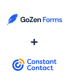 Интеграция GoZen Forms и Constant Contact