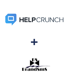 Интеграция HelpCrunch и BrandSMS 