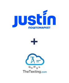 Интеграция Justin и TheTexting