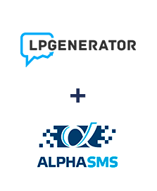 Интеграция LPgenerator и AlphaSMS