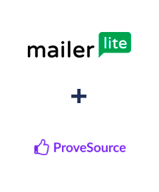 Интеграция MailerLite и ProveSource