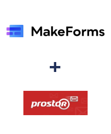 Интеграция MakeForms и Prostor SMS