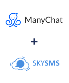 Интеграция ManyChat и SkySMS