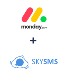 Интеграция Monday.com и SkySMS