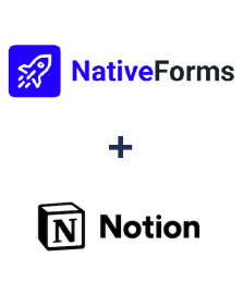 Интеграция NativeForms и Notion