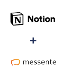 Интеграция Notion и Messente
