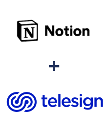 Интеграция Notion и Telesign