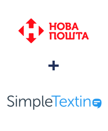 Интеграция Новая Почта и SimpleTexting