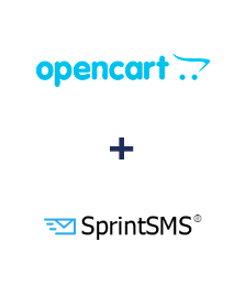 Интеграция Opencart и SprintSMS