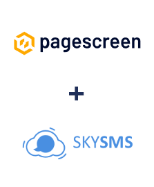 Интеграция Pagescreen и SkySMS