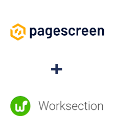 Интеграция Pagescreen и Worksection