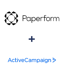 Интеграция Paperform и ActiveCampaign