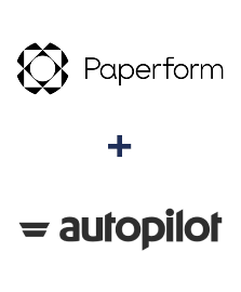 Интеграция Paperform и Autopilot