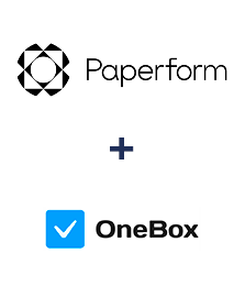 Интеграция Paperform и OneBox