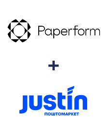 Интеграция Paperform и Justin