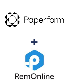 Интеграция Paperform и RemOnline