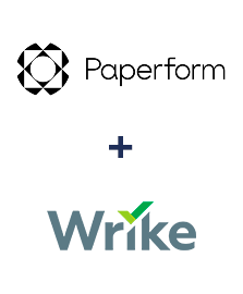 Интеграция Paperform и Wrike