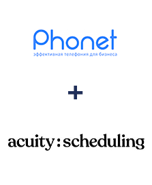 Интеграция Phonet и Acuity Scheduling